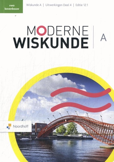 Afbeelding van Moderne Wiskunde vwo bovenbouw wiskunde A Uitwerkingenboek deel 4