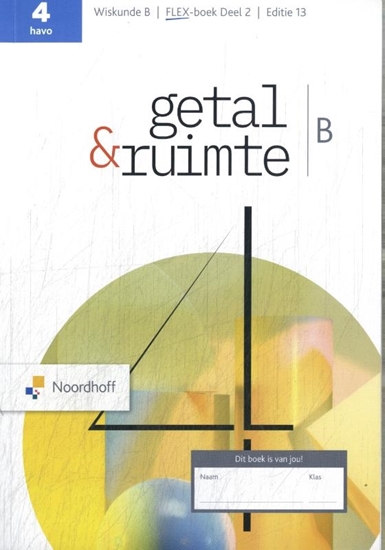 Afbeelding van Getal & Ruimte 4 havo B deel 2 leerboek