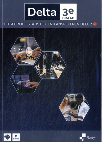 Afbeelding van Delta Delta 5/6 3e graad uitgebreide statistiek en kansrekenen Leerboek 2