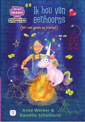 Afbeeldingen van Leren lezen met Kluitman Ik hou van eenhoorns (en we gaan op kamp!)