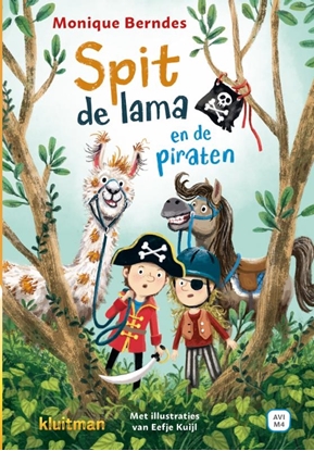 Afbeeldingen van Lekker lezen met Kluitman Spit de lama en de piraten