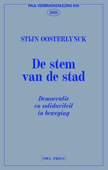 Afbeelding van Paul Verbraeken lezingen De stem van de stad