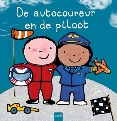 Afbeeldingen van De autocoureur en de piloot