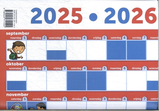 Afbeelding van Klaskalender Klaskalender jaargang '25-'26