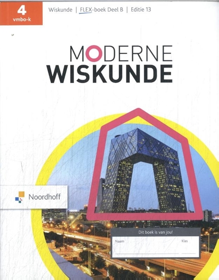 Afbeelding van Moderne Wiskunde 4 vmbo-k FLEX boek B