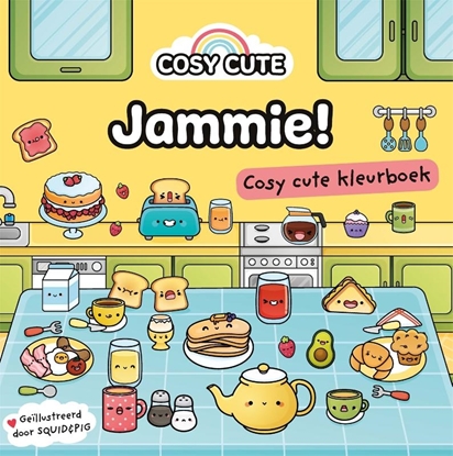 Afbeeldingen van Cosy Cute Jammie! kleurboek