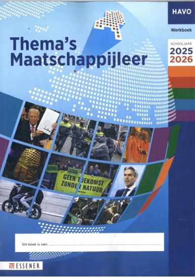 Afbeelding van Essener Thema's maatschappijleer havo 2025-2026 werkboek