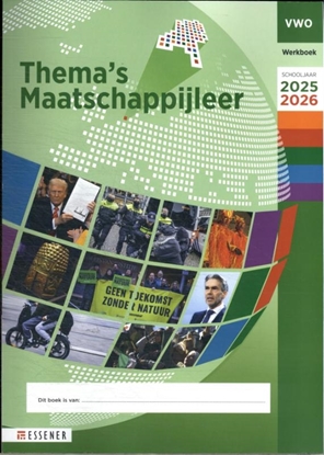 Afbeeldingen van Essener Thema's maatschappijleer vwo 2025-2026 werkboek