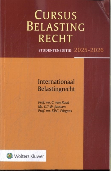 Afbeelding van Cursus Belastingrecht Internationaal Belastingrecht 2025-2026