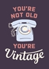 Afbeelding van You're not old, you're vintage