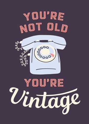 Afbeeldingen van You're not old, you're vintage
