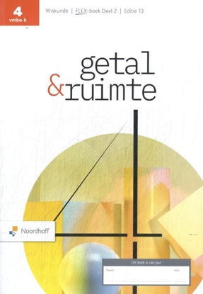 Afbeeldingen van Getal & Ruimte 4 vmbo-k Wiskunde Flex-boek 2