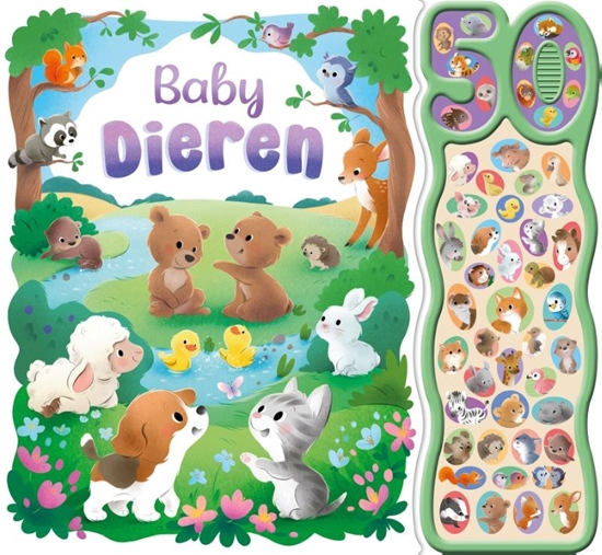 Afbeelding van Babydieren – 50-geluidenboek