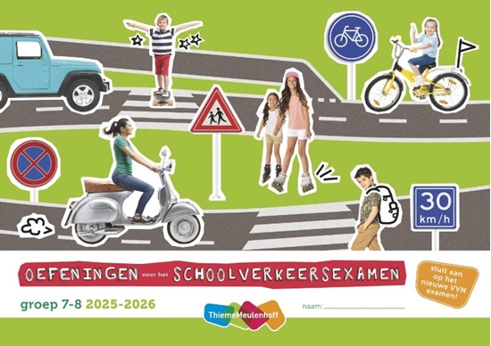 Afbeelding van Schoolverkeersexamen groep 7-8 2025-2026 Oefenboek