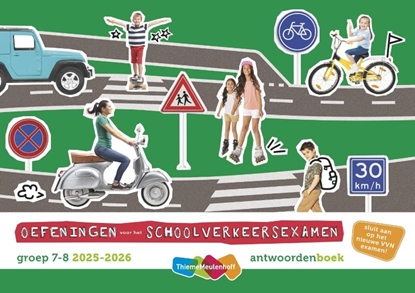 Afbeeldingen van Schoolverkeersexamen groep 7-8 2025-2026 Antwoordenboek