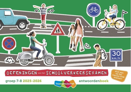 Afbeelding van Schoolverkeersexamen groep 7-8 2025-2026 Antwoordenboek