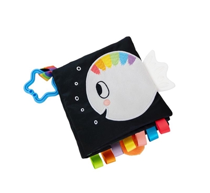 Afbeeldingen van Klein wit visje speelboekje