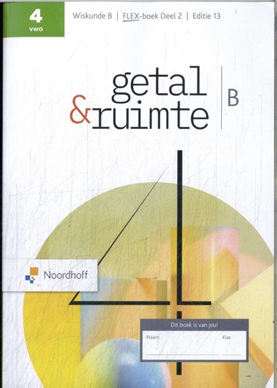 Afbeelding van Getal & Ruimte 4 vwo wiskunde b Flex-boek 2