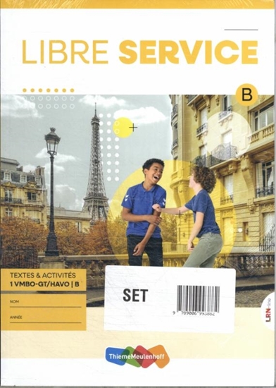 Afbeelding van Libre Service junior LRN-line (set) 1 vmbo-gt/havo Textes & activités