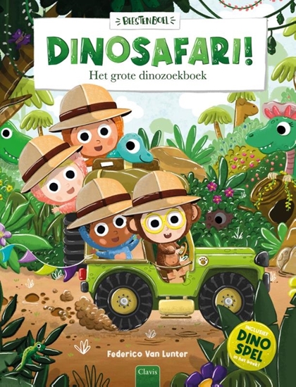 Afbeelding van Beestenboel Dinosafari! Het grote dinozoekboek