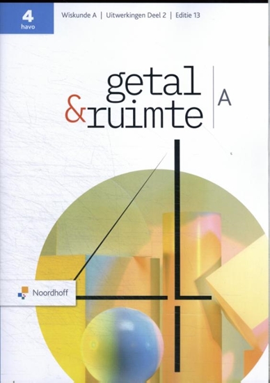 Afbeelding van Getal & Ruimte 4 havo wiskunde A Uitwerkingenboek 2