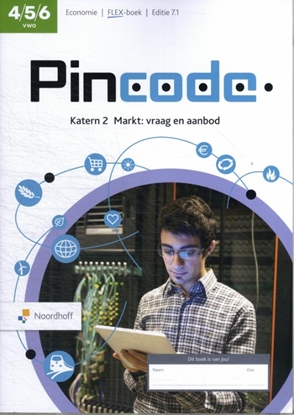 Afbeeldingen van Pincode 4/5/6 vwo econimie katern 2 Markt, vraag en aanbod Flex-boek