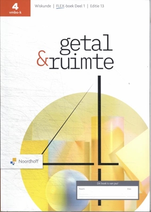 Afbeeldingen van Getal & Ruimte 4 vmbo-k wiskunde Flex-boek
