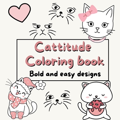 Afbeeldingen van Cozy Cats Coloring Book