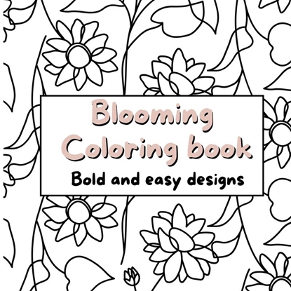 Afbeeldingen van Birds and Blooms coloring book