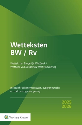 Afbeeldingen van Wetteksten Burgerlijk Wetboek/Wetboek van Burgerlijke Rechtsvordering 2025-2026