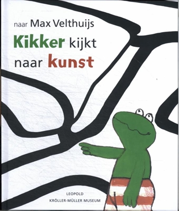 Afbeeldingen van Kikker Kikker kijkt naar kunst