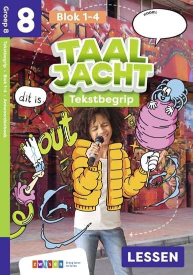 Afbeelding van Taaljacht Groep 8 blok 1-4 tekstbegrip antwoordenboek