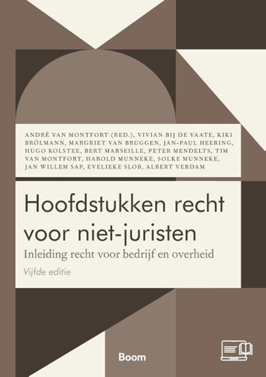 Afbeelding van Boom Juridische studieboeken Hoofdstukken recht voor niet-juristen