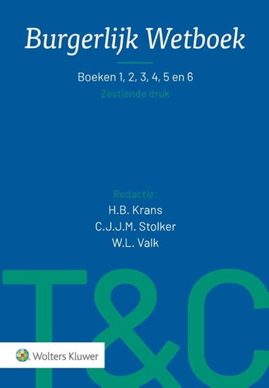 Afbeelding van Tekst & Commentaar Burgerlijk Wetboek