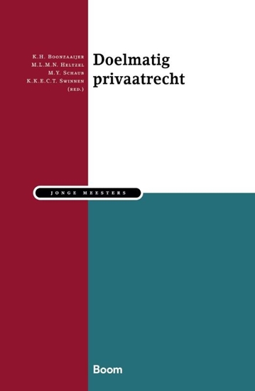 Afbeelding van Jonge meesters Doelmatig privaatrecht