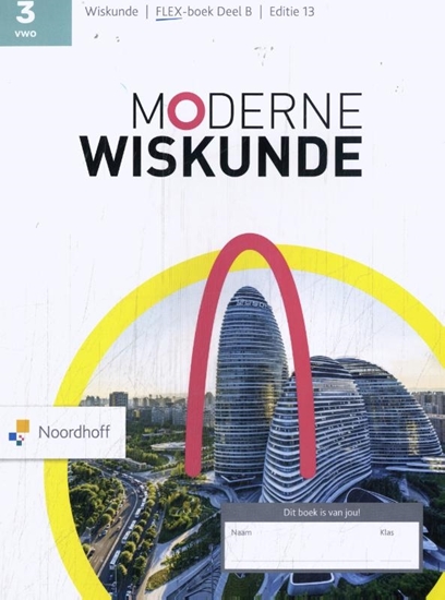 Afbeelding van Moderne Wiskunde 3 vwo FLEX boek B