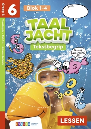 Afbeeldingen van Taaljacht Groep 6 blok 1-4 tekstbegrip antwoordenboek
