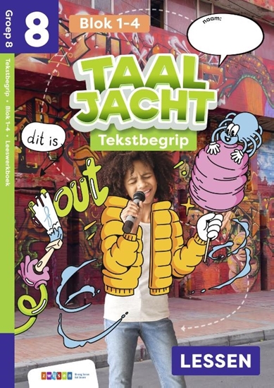 Afbeelding van Taaljacht Groep 8 blok 1-4 tekstbegrip leeswerkboek