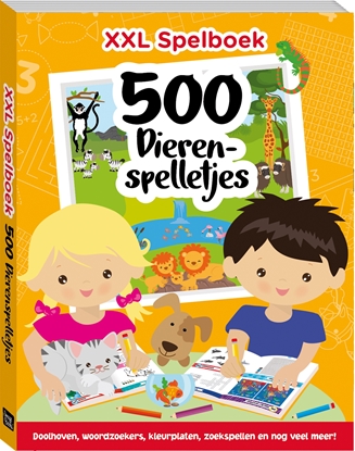 Afbeeldingen van XXL Spelboek - 500 Dierenspelletjes