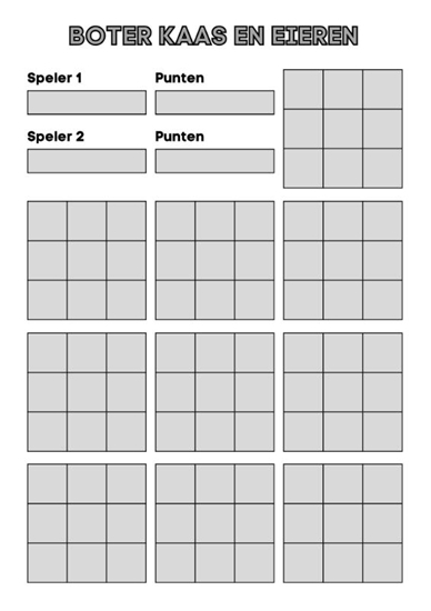 Afbeelding van Boter Kaas en Eieren Spel