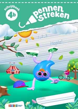 Afbeeldingen van Pennenstreken Groep 4 4B schrijfboek blokschrift