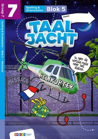Afbeelding van Taaljacht Groep 7 blok 5-6 spelling & grammatica werkboek