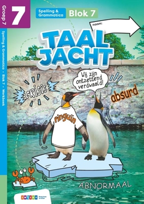 Afbeeldingen van Taaljacht Groep 7 blok 7-8 spelling & grammatica werkboek