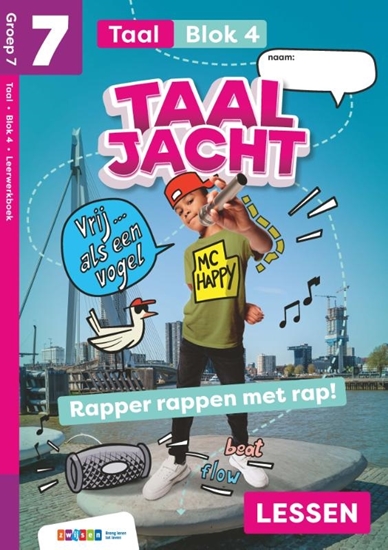 Afbeelding van Taaljacht Groep 7 blok 4 taal leerwerkboek