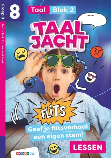 Afbeelding van Taaljacht Groep 8 blok 2 taal leerwerkboek