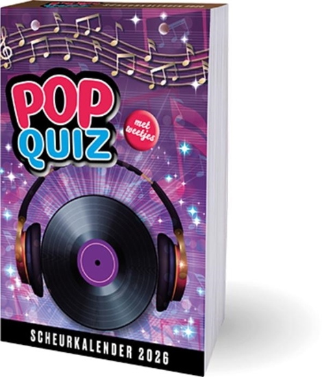 Afbeelding van Popquiz met weetjes scheurkalender 2026