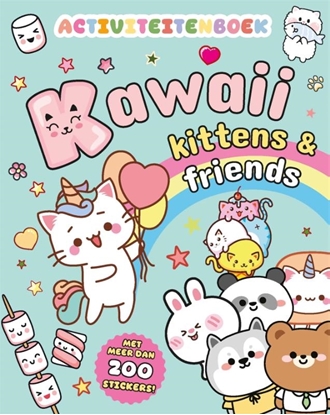Afbeeldingen van Kawaii Kawaii kittens & friends activiteitenboek