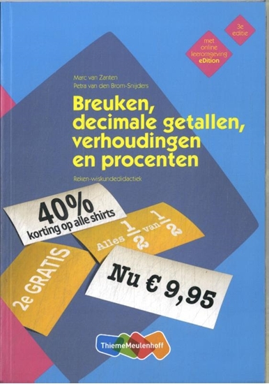 Afbeelding van Rekendidactiek: Breuken, decimale getallen, verhoudingen en procenten