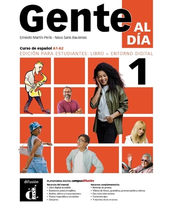 Afbeeldingen van Gente al día 1 – Edición híbrida – Libro del alumno