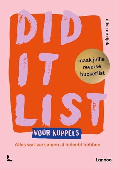 Afbeelding van Did it list voor koppels: maak jullie reverse bucketlist